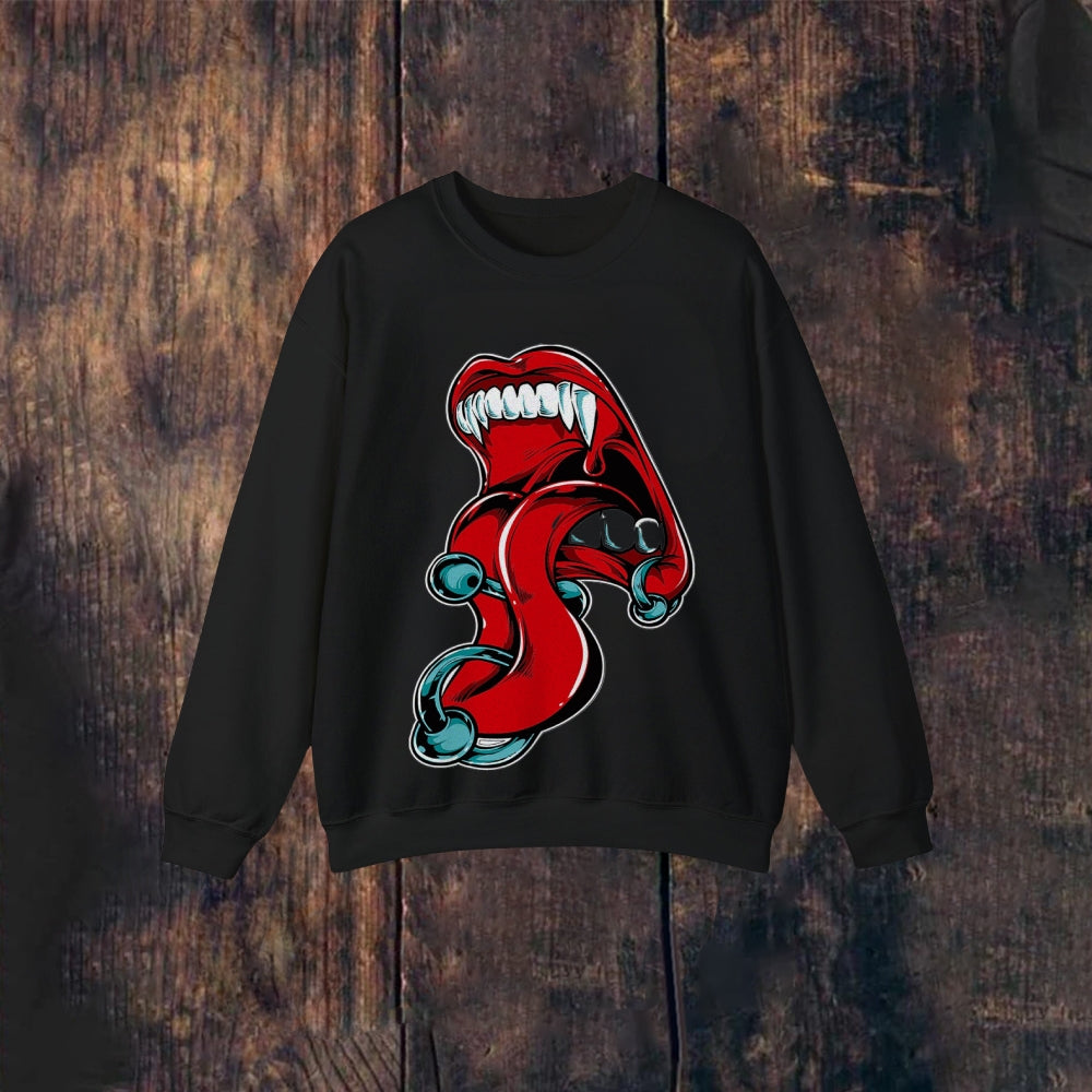 Mens Vintage The Rolling Stones Rock Band Long Sleeve Sweatshirt