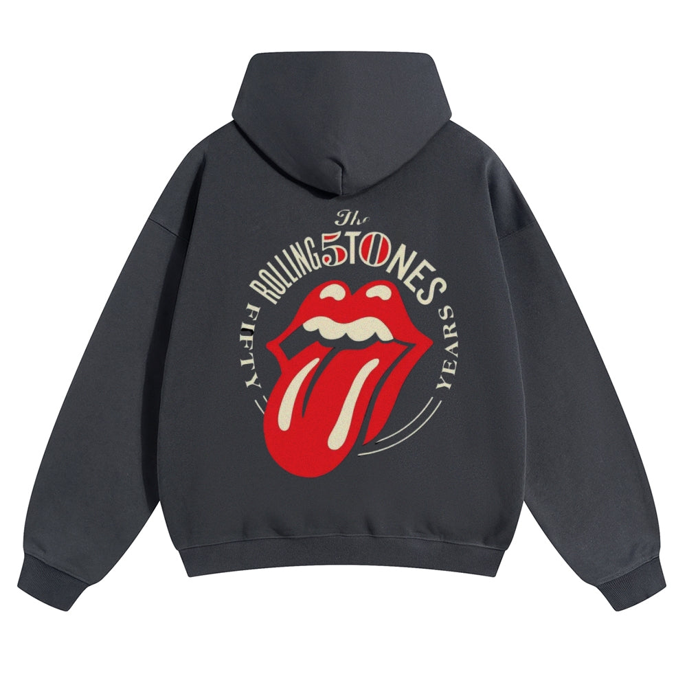 Mens Vintage The Rolling Stones Rock Band Hoodies