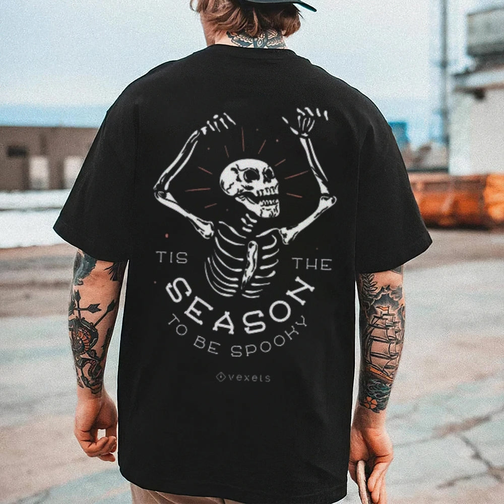 Mens THIS IS THE SEASON TO BE SPOOKY Graphic Tee