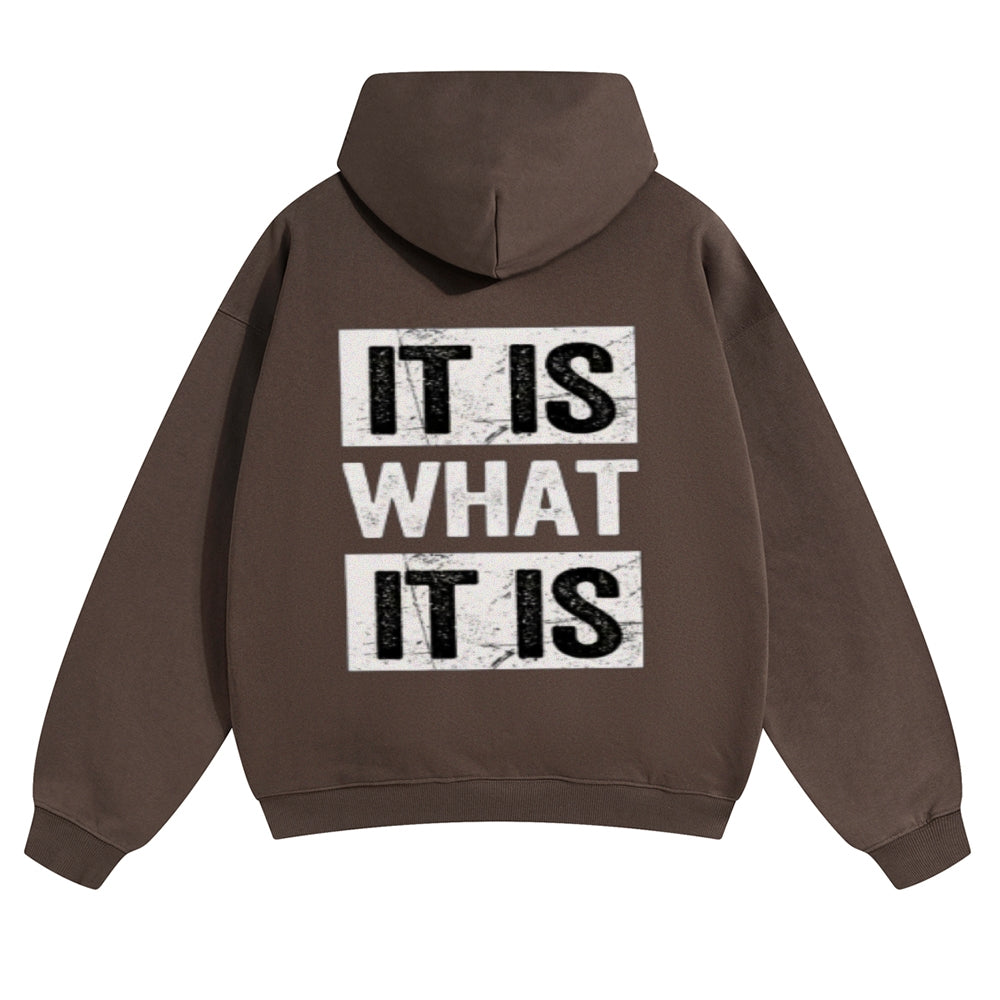 Mens Vintage It Is What It Is Hoodies