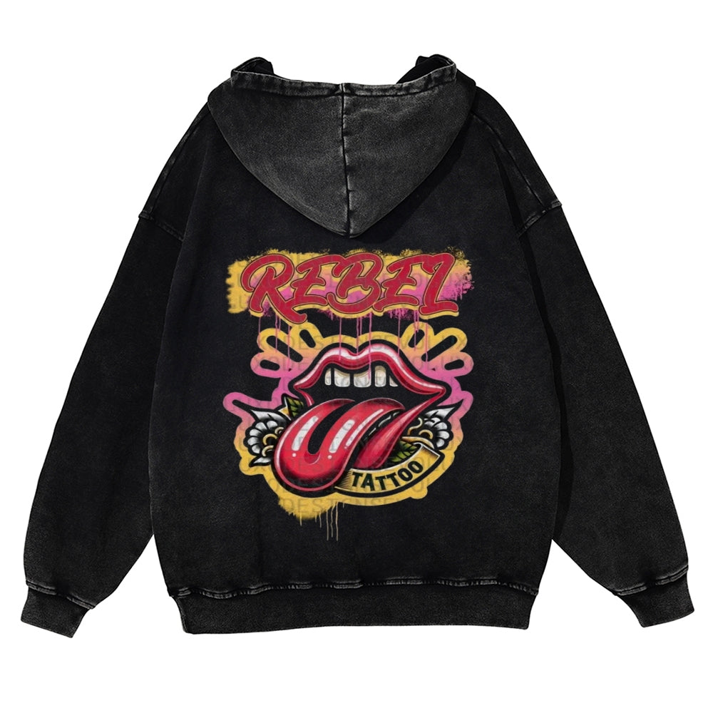 Mens Vintage The Rolling Stones Rock Band Hoodies