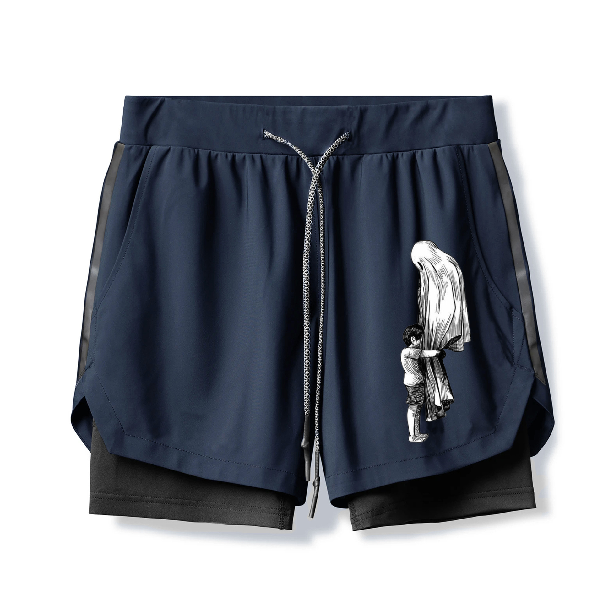 2 In 1 Gym Shorts for Men