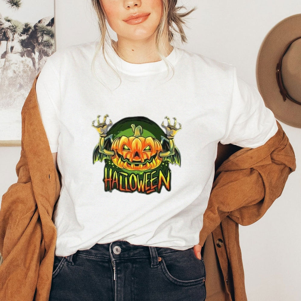 Women Halloween Vamprie Bat Graphic T-shirt