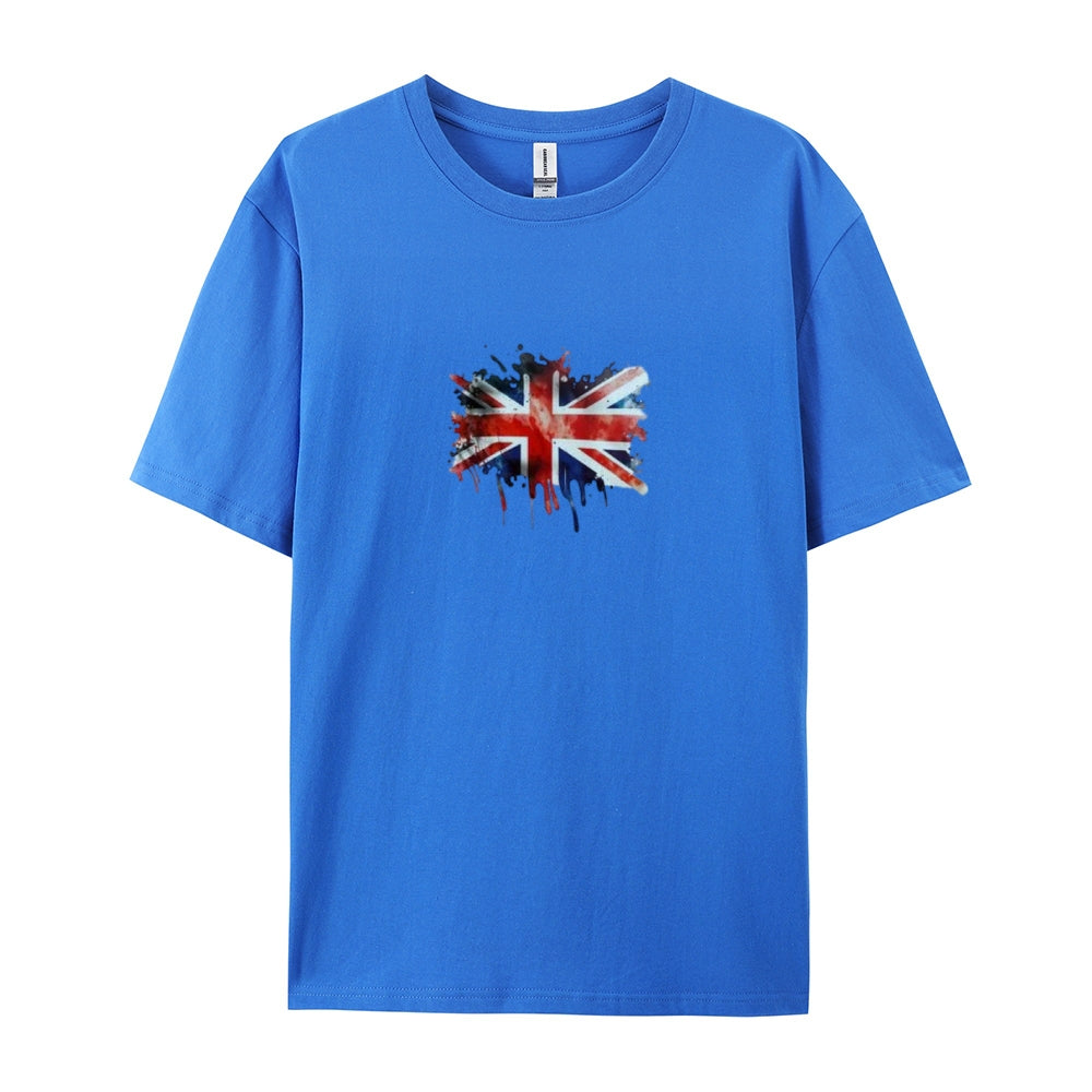 Mens Flag Print Independence Day Graphic Tee