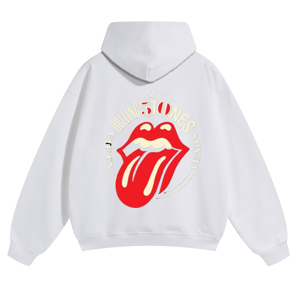 Mens Vintage The Rolling Stones Rock Band Hoodies