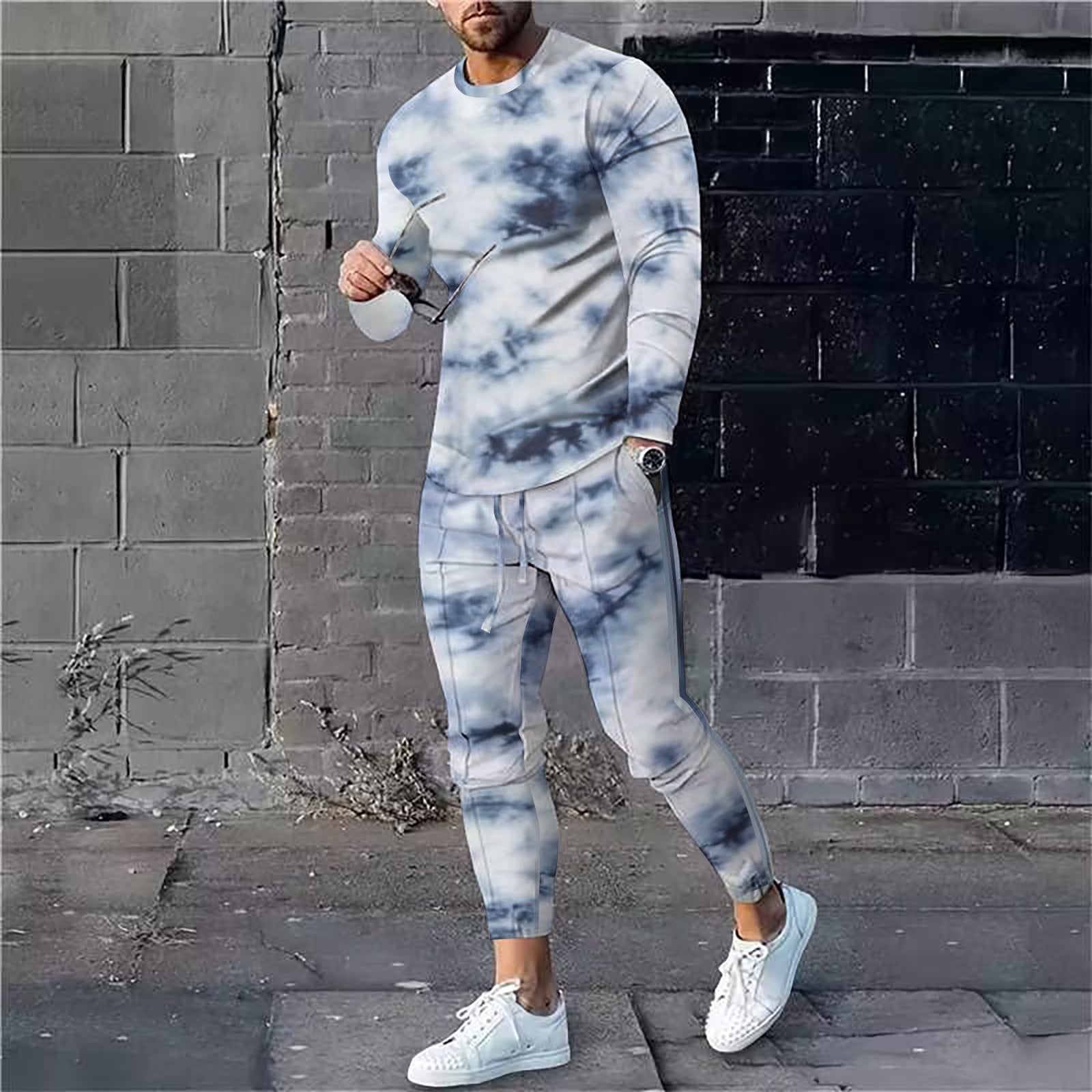 Mens Space Ombre Tracksuit Sets