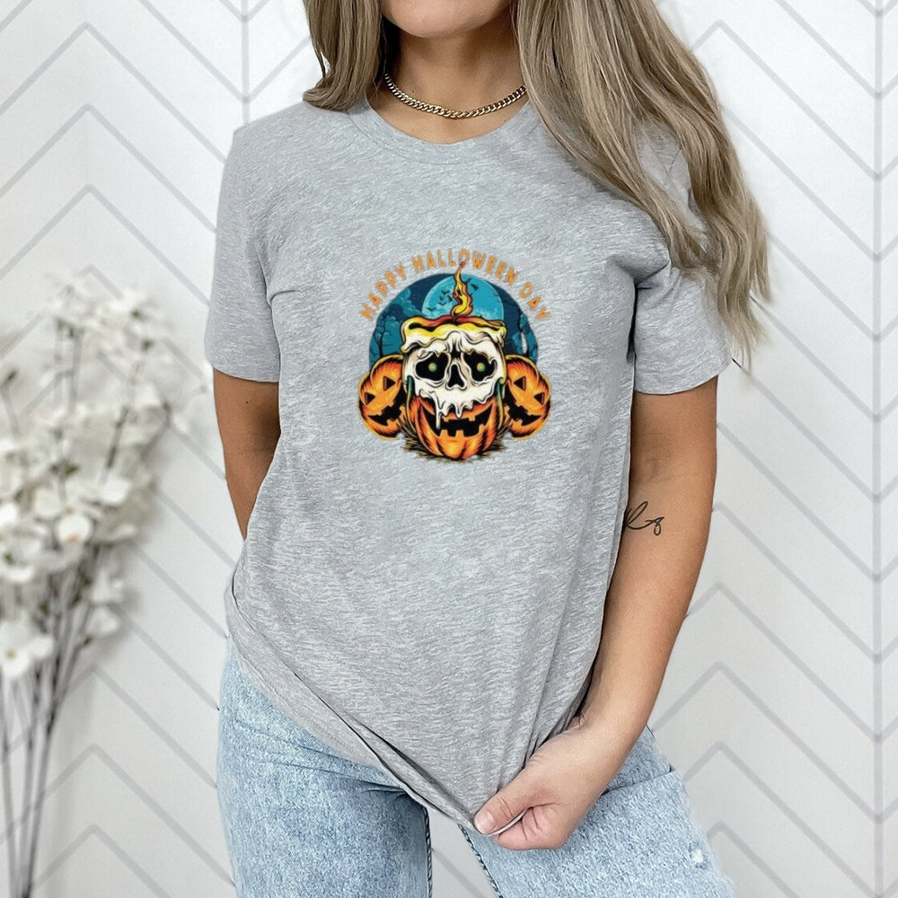 Women Happy Halloween Day Graphic T-shirt