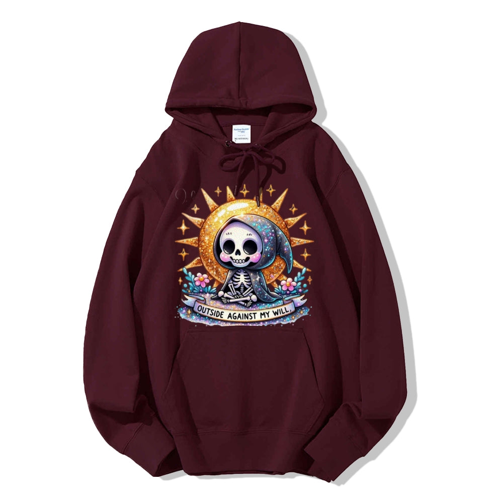 Women Cute Skeleton Graphic Hoodies