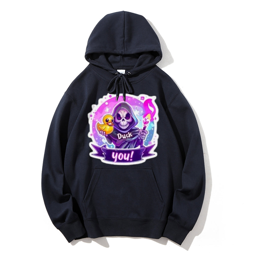 Women Cute Dark with Skeleton Graphic Hoodies