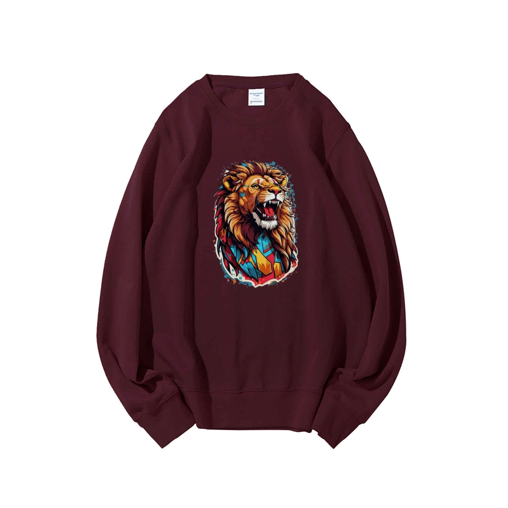 Mens Lion Roar Graphic Sweatshirts